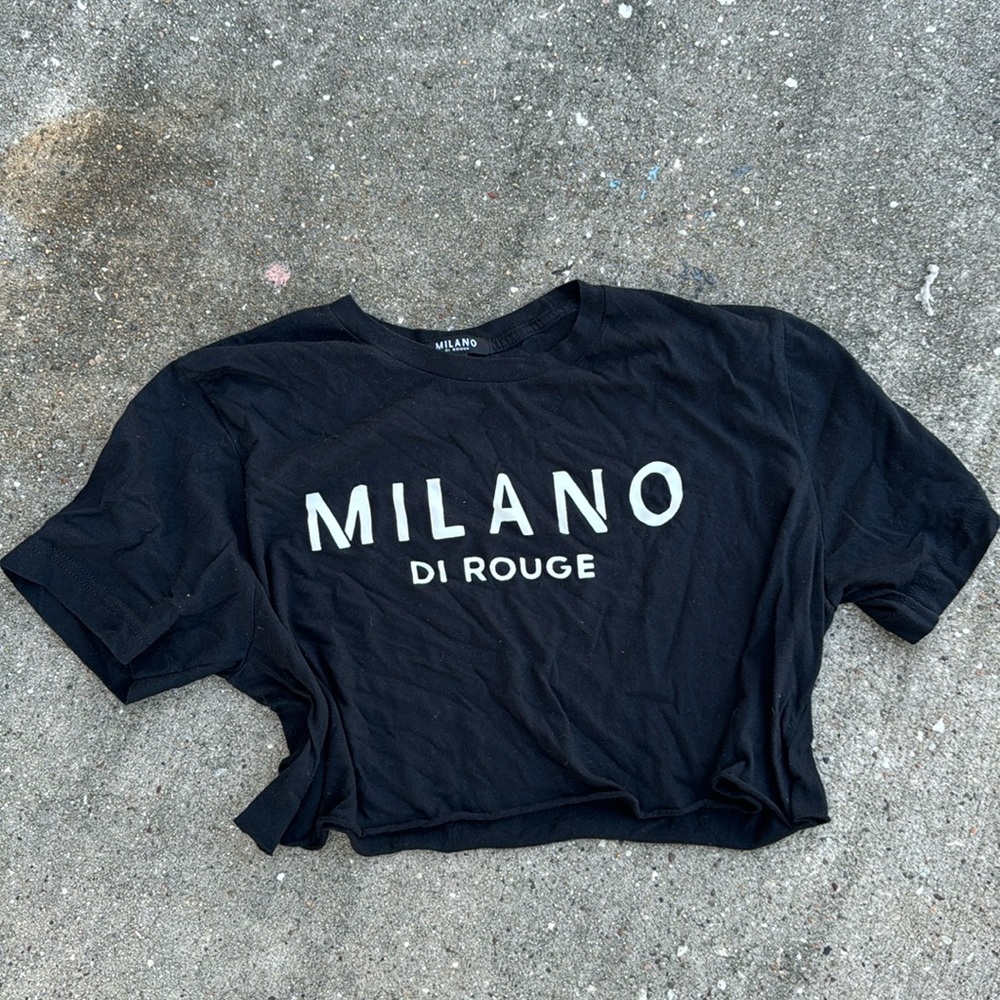 Milano di rouge crop top